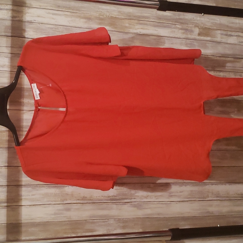 Socialite Red Blouse